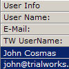 TWWEB User logs