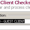 Manage client checks